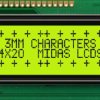 Wyświetlacz alfanumeryczny LCD, , Alfanumeryczny, Midas