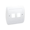 AKORD Pokrywa do gniazd teleinformatycznych biały PL-999/11 KONTAKT SIMON