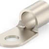 Uninsulated ring cable lug, 34-35 mm², AWG 2, 10 mm, M10, metal, 132104-2