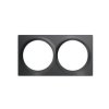 Double Cover Plate Antracyt - Podwójna ramka ozdobna do zastosowania z urządzeniami Walli.