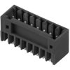 Pin header, 8 pole, pitch 2.5 mm, straight, black, 2439970000