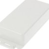 ABS enclosure, (L x W x H) 100 x 50 x 25 mm, light gray (RAL 7035), IP54, 1591AFLGY