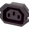 Gniazdo AC komputerowe [IEC], montażowe