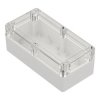 Obudowa hermetyczna ZP200.100.75 jasnoszara/przeźroczyste wieczko ABS-PC