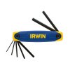 IRWIN® T10765 Hex Key Folding Set of 7 Metric (2-8mm)