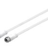 Sat-M/M-0500-Wh Kabel 5M F Wtyk, Z Obu Stron Pvc Biały 75