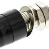 Gniazdo bananowe Żeński Połączenie lutowane typ Gniazdo bananowe Czarny 20A Schutzinger rozmiar 4 mm