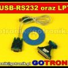 Adapter USB - RS232 + adapter LPT