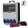 Rozdzielnica budowlana pTD-S/FI Zabezpieczona 4x230V z licznikiem zużycia energii EEG Siemens kabl 5x2,5mm2 oraz wygodny uchwyte