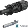 Gniazdo MC4 EVO ST złącze do magazynów energii,przewód4/6mm2, Staubli- opak. 10 szt