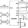 I2C 1cell 5A buck battery charger with high input voltage and 3.1-A boost with HVDCP enabled