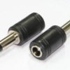 WDC2.1-GDC2.5 Przejściówka, wtyk prosty DC2.1/5.5mm - gniazdo DC2.5/5.5mm
