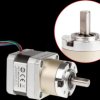 17HS3404AG5.18-XJTH Gear stepper motor, 0.4A, 1:5.18, 1.45 Nm