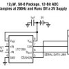 3V Micropower Sampling 12-Bit A/D Converters in SO-8 Packages