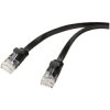 Renkforce RF-5771530 RJ45 Network Cable Black PVC 0.50m Network Cables