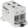 Listwa zaciskowa 2-torowa Al/Cu 6-95mm2 490A 1500V na szynę TH35 szary OTL95-2 MOREK
