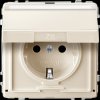 MEG2312-7244 Socket, hinged cover, label field, protection against contact, w