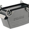 Grommet housing, size D64, die-cast aluminum, PG29, straight, cross bow locking, IP65, 1661810000