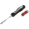 Gedore RED 3301337 Ratchet Screwdriver Bit telescopic 1/4" 13in1