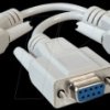 65403 1 x serial plug > 2 x serial socket (Sub-D 9), 17 cm