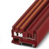 Through terminal block, push-in connection, 0.14-4.0 mm², 1 pole, 24 A, 6 kV, red, 3209634
