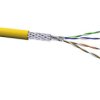 VOKA Kabelwerk 18020231-100 Przewód sieciowy CAT 7a S/FTP 4 x 2 x 0.324 mm² + 1 x 2 x 0.324 mm² żółty 100 m