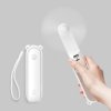 F8-WHITE JISULIFE F8X 3-in-1 mini hand-held fan, white