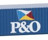 Faller 40' P&O 182104 H0 Kontener 1 szt.