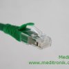 Patchcord miedziany U/FTP kat.6a dł.0,5m zielony