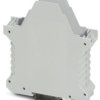 Plastic housing lower part, (L x W x H) 107.3 x 22.6 x 99 mm, light gray, IP20, 2869058