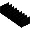 IC heatsink, (L x W x H) 6.3 x 19 x 4.8 mm, 54 K/W, black anodized, ICK 14 16 B