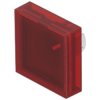 EAO 61-9671.2 Lens flush mounting red 18x18 plastic transparent
