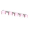 Lampa Sufitowa Dixie Pink/White 5Xgx53 Mlp7557 Milagro