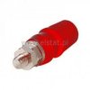 Gniazdo banan lab.4mm z zaciskiem czerwonym 60A