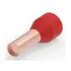 Insulated wire end ferrule, 10 mm², 22 mm/12 mm long, DIN 46228-4, red, 2-966067-4