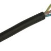 Przewód; sterowniczy; H07RN-F; 3x1,00mm2; linka; Cu; czarny; okrągły; guma; 10,7mm; 450/750V; Elektrokabel; RoHS