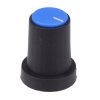 Blue 6mm Splined Shaft Knob 18 x 14mm CLIFF K85