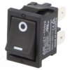 ROCKER DPST Poz 2 OFF-ON 10A/250VAC czarny brak -25÷55C A8L-21-15N2