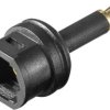Adapter optyczny Toslink gniazdo / Jack wtyk 3,5mm mono