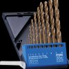 25298002 HSSE spiral drill set, INOX, DIN 338, 10 pieces