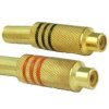 Vitalco Gniazdo RCA 6,7mm Złote