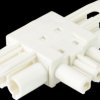 92.030.1253.0 T-splitter, 3-pin, white, 1x In / 2x Out, flat