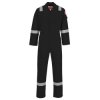 Coverall Light Weight Black Hi Vis Flame