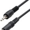 A 53-1L Audio cable, 3.5-mm 3-pin jack plug, 1.0 m