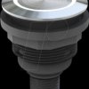 SVATLRWI0001C005 Pushbutton - 1 S, arrow, steel, LED-Ring white