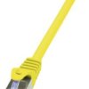 kabel LAN LogiLink CQ3087S, 1 szt., RJ45, CAT 6a, S/FTP, 7.50 m, żółty