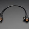 Adafruit Panel Mount RCA (Composite Video, Audio) Cable