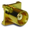 MCX panel socket 50 Ω, solder connection, straight, 252117