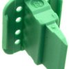 Plug, unequipped, 8 pole, straight, 2 rows, green, W8S-P012