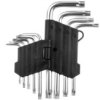 Klucze Torx Krótkie T10-T50 Stal Crv (Zestaw 9 Szt.) 35D960